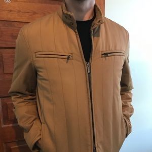 Armani Exchange bomber style jacket khaki/camel